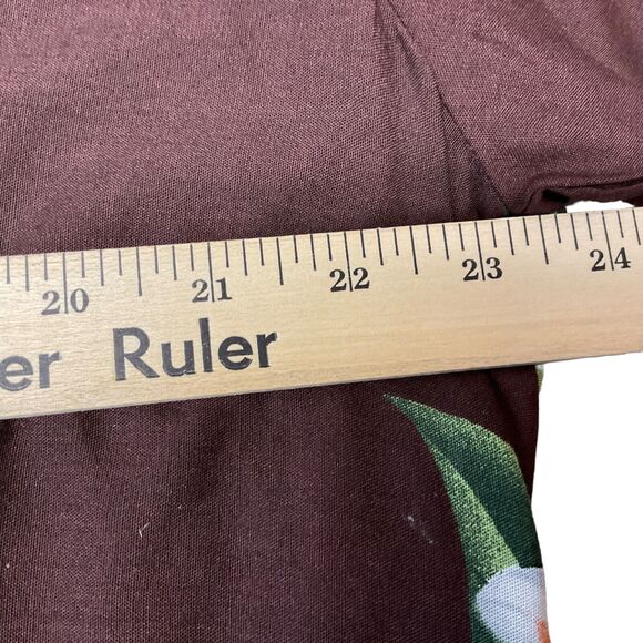 Favant Mens Hawaiian Tropical Floral Rayon Button Up Shirt Size XL  ith pocket - Picture 7 of 8